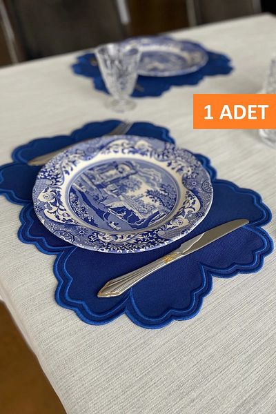 QBR Home Vintage American Service. Blue (1 Piece)