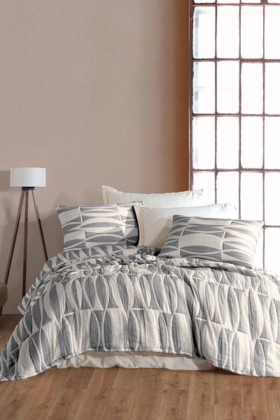 ZEBRA CASA Dionis Double Bed Set - Anthracite