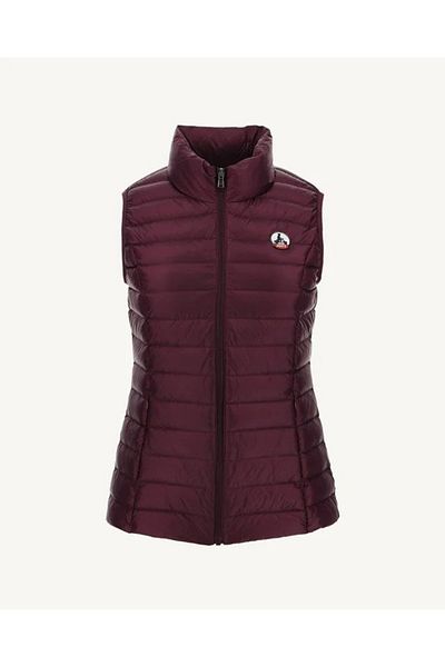 Jott Women's burgundy vest Jott Sed Aubergine