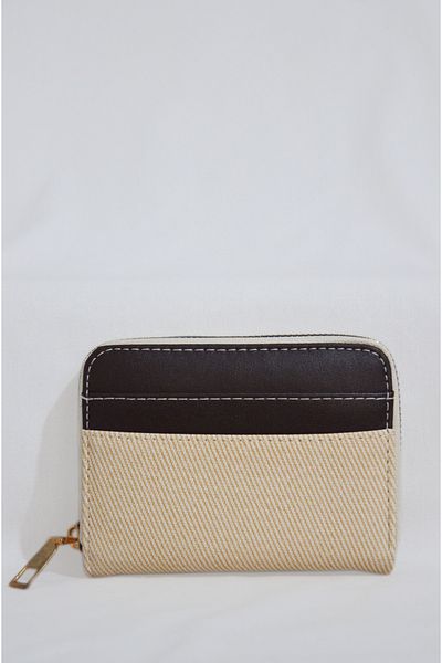 Mazel Design Canvas Fabric Zippered Women's Wallet