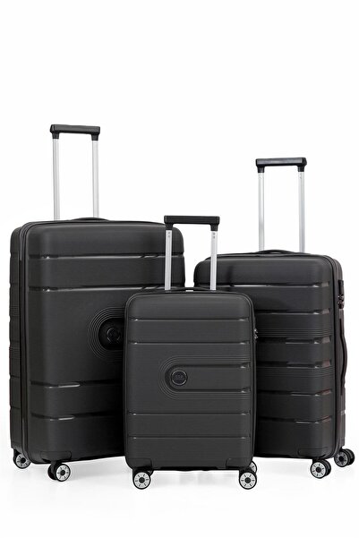 ÇÇS ÇÇS 5247 Polipropilen 3 Lü Valiz Seti