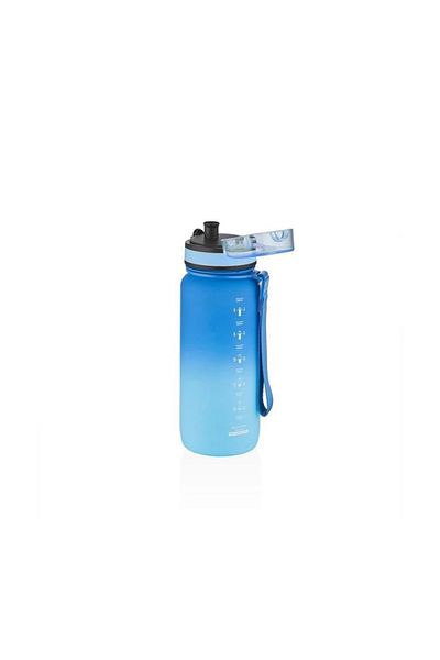 Uzspace Flask Without Straw Tritan Soft Touch Color Transition 3037 650 ml Dark Blue - Light Blue
