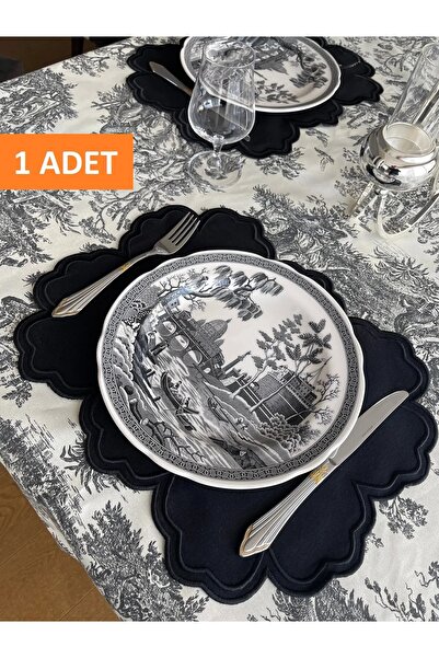 QBR Home Vintage Amerikan Servis. Siyah ( 1 Adet )