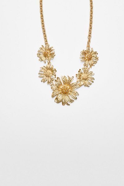 Stradivarius Sunflower necklace