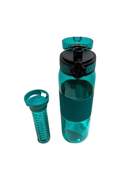 Uzspace Flask Tritan 5060 Detox Compartment 530 ml Vine Cyan