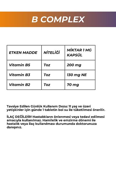 Welive Vitamin B Complex - 30 Tablét