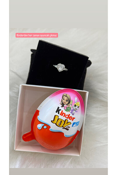 Hediyedukkani Kinder Joy Süpriz Yumurta Içinde Yüzük Eşe Sevgiliye