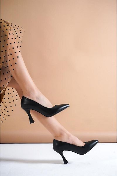 TOPUK Dámské boty Lu Stiletto Alarice Black Skin