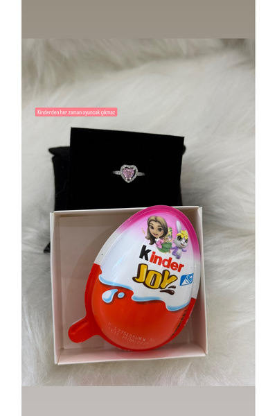 Hediyedukkani Kinder Joy Süpriz Yumurta Içinde Yüzük Eşe Sevgiliye Arkadaşa