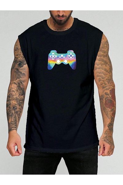 BENROMA 1 προϊόν είναι δώρο για αγορές 6 και άνω Ps4 εμπριμέ αμάνικο μπλουζάκι