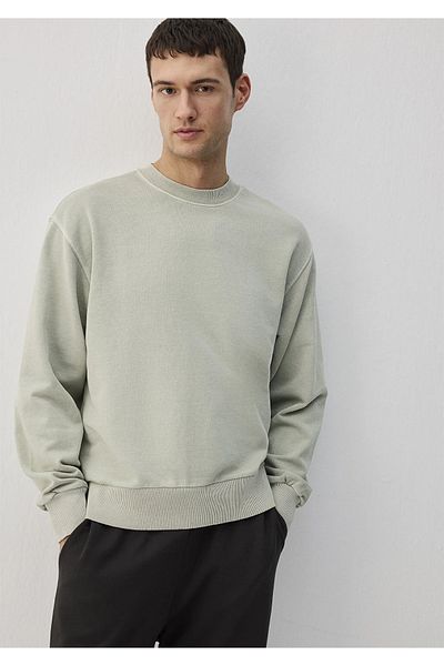 Mavi Gray Basic Sweatshirt - Crew Neck Loose Relaxed Fit 0S10180-70146