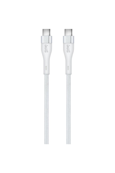 Alfanar 480Mbps 3A Braided Type-C to Type-C Fast Charging Cable 1m