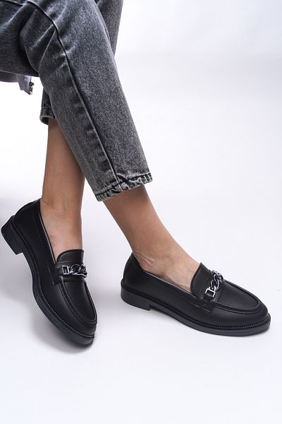 Riccon Criscerys Women's Loafer 0012500   Black Skin