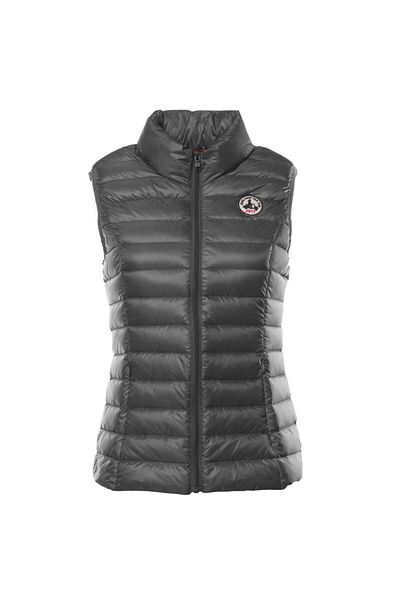 Jott Women's grey vest JOTT Sed Anthracite