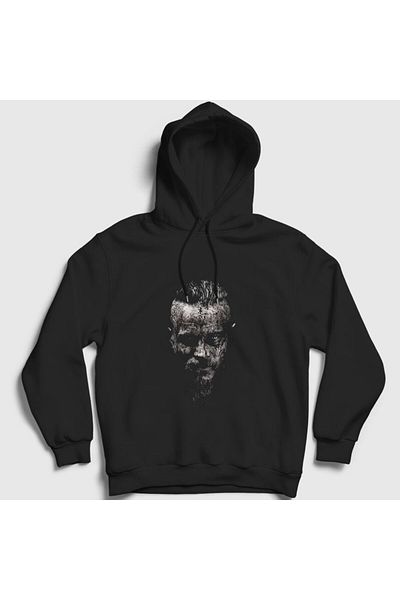 Presmono Φούτερ Ragnar Vikings Unisex με μαύρη κουκούλα - 222287 ττ