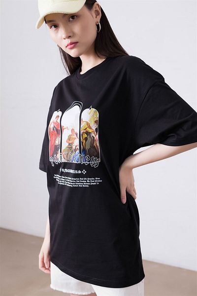 Trendiz Unisex Point Of View Μαύρο Tshirt