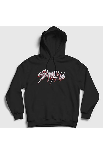 Presmono Φούτερ Stray Kids Unisex με μαύρη κουκούλα V2 - 122850 ττ
