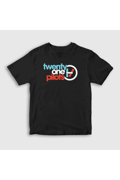 Presmono Unisex dečje crne Twenty One Pilots T-shirt 120781tt