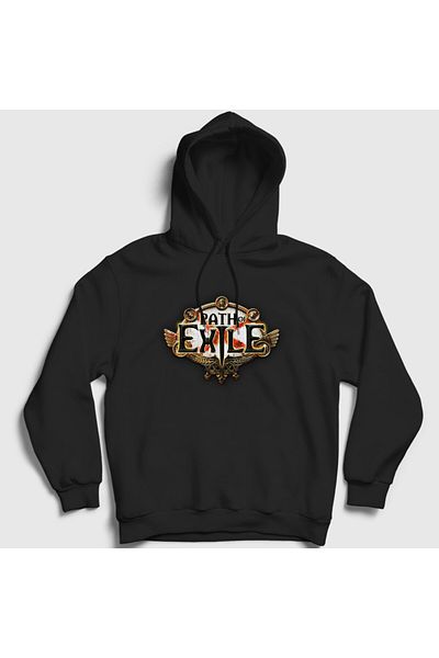 Presmono Унисекс суитшърт с качулка Path of Exile, черен - 421973tt