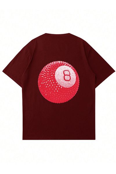 Mad&Calf Μπλουζάκι Unisex Red Ball με στάμπα με λαιμόκοψη
