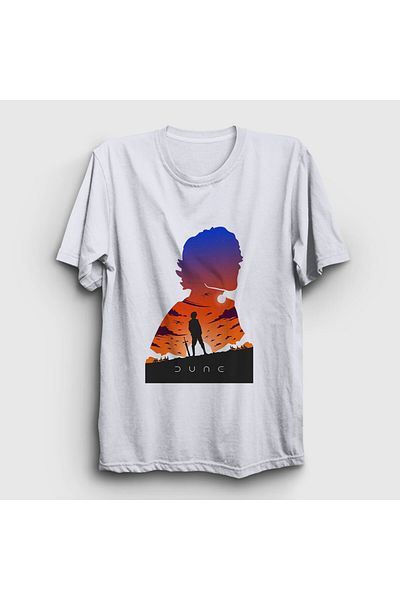 Presmono Tricou alb unisex film Paul Dune - 422013 tt