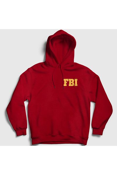 Presmono Унисекс суитшърт с качулка FBI The Blacklist - червен - 183158tt