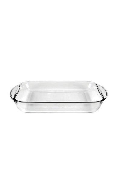 Anchor Hocking Essentials Rectangular Glass Roaster Clear 3qt