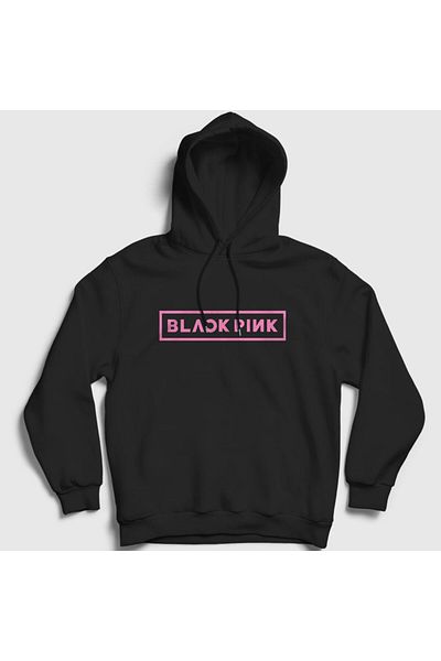Presmono Унисекс суитшърт с качулка и лого Blackpink - 19783tt