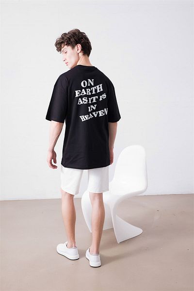 Trendiz Unisex Black Holy T-Shirt