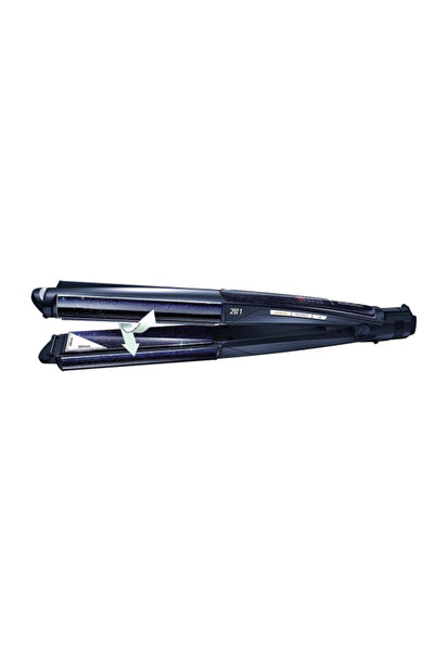 BABYLİSS 2-in-1 Ceramic Coated Wet/Dry Hair Curler and Straightener