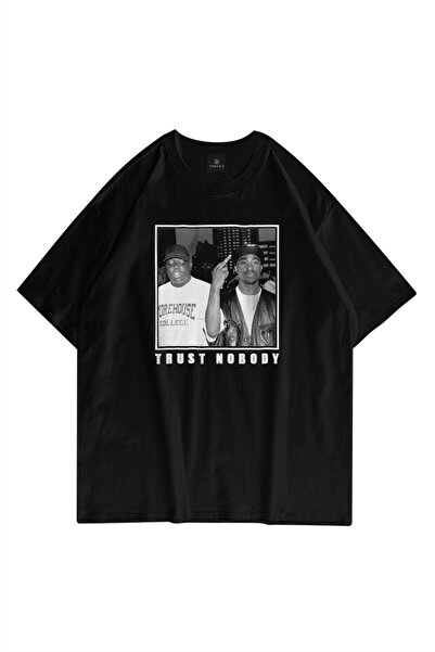 Trendiz Unisex Trust Nobody Black Tshirt