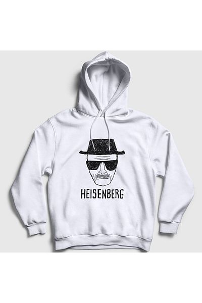 Presmono Λευκό φούτερ με κουκούλα Heisenberg Breaking Bad Unisex - 184760 ττ