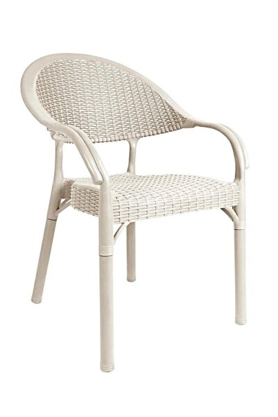 nar sokağı Bambu Kapiçino 90x90 Cm Camlı Rattan Bahçe Balkon Masa Takımı