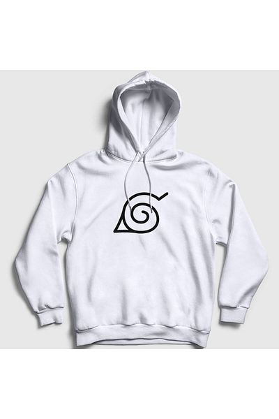 Presmono Φούτερ Naruto Anime Unisex με λευκή κουκούλα - 133489 ττ