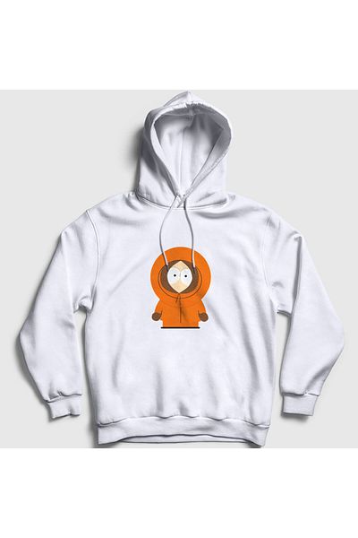 Presmono Φούτερ με λευκή κουκούλα Kenny South Park Unisex - 217020 ττ