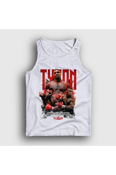 Presmono Mike Tyson Unisex Λευκό Μποξ Μονό 426780 ττ