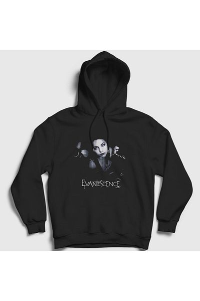 Presmono Φούτερ με μαύρη κουκούλα Amy Lee Evanescence Unisex - 145863 ττ