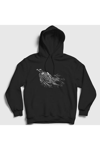 Presmono Унисекс суитшърт с качулка Berserk Anime Cape, черен - 125907tt