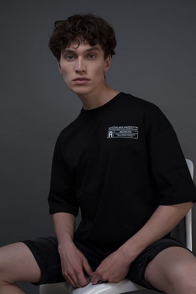Trendiz Unisex Look Mom I Can Fly Πολύχρωμο Μαύρο Tshirt