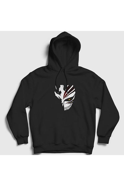 Presmono Φούτερ Anime Bleach Unisex Μαύρη κουκούλα - 128082 ττ