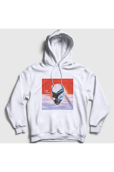 Presmono Φούτερ Unisex White Weeknd με κουκούλα - Take My Breath 425121 ττ