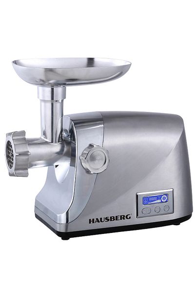 Hausberg Masina tocat Hausberg HB-3455, 3500W, 2Kg/min, Impingator legume, Carcasa aluminiu, Motor cupru
