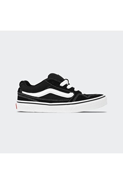 Vans Children's Black Caldrone Suede Mesh Vn0005W6Ba21 Sports & Casual Shoes Vn0005W6Ba21-Black