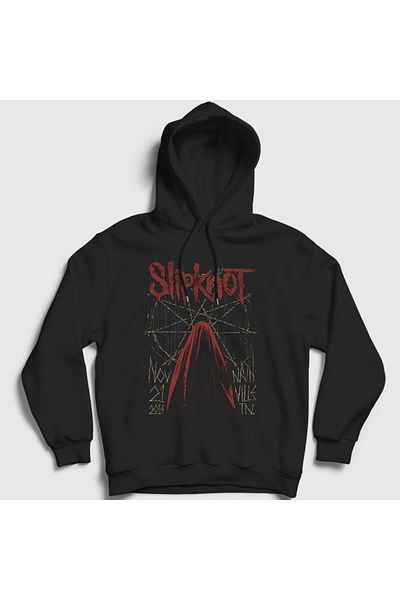 Presmono Φούτερ Nashville Slipknot Unisex με μαύρη κουκούλα - 112983 ττ