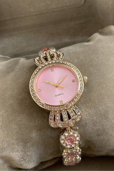 Leerybee Minimal Vintage Women's Watch with Stones Nk-02