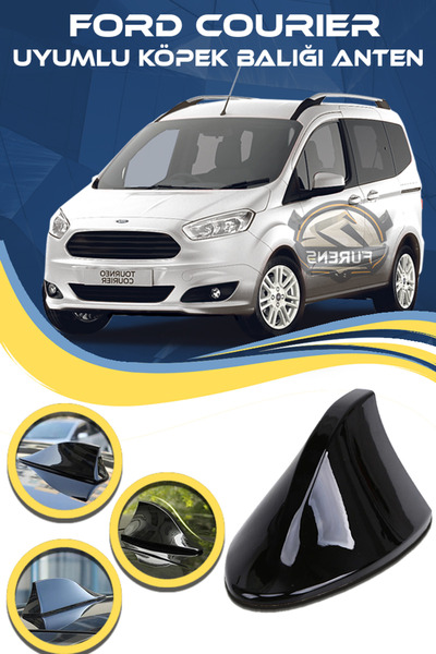 Genel Markalar Ford Courier Uyumlu Oto Balık Sırtı Anten Elektrikli Köpekbalı...