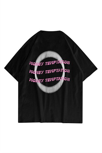 Trendiz Unisex Money Temptation Μαύρο Tshirt