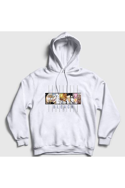 Presmono Φούτερ Unisex White Espada Anime Bleach με κουκούλα 127367 ττ