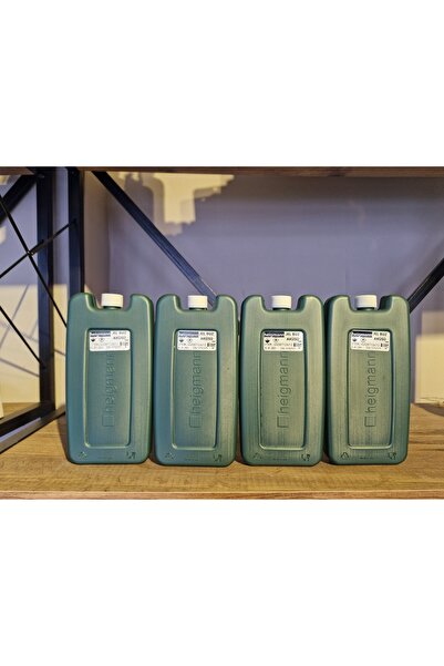 HEİGMANN 4 Adet Özel  Haki  Rengi  Gercek Jel Buz Aküsü Buz Kaseti Gidaya Teması Uygun