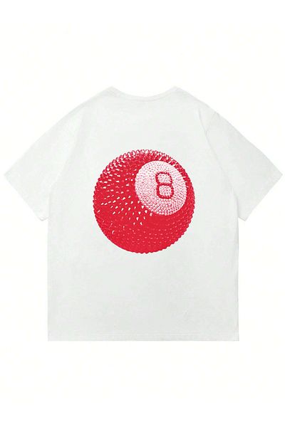 Mad&Calf Μπλουζάκι Unisex Red Ball με στάμπα με λαιμόκοψη